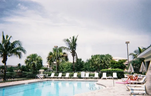One of the 4 pools available