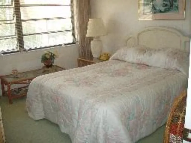 Guest room has queen bed, walk in closet, cable TV w/DVD and own bathroom.