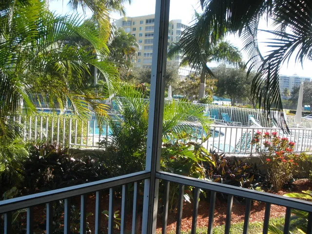 Pool view from corner of lanai.