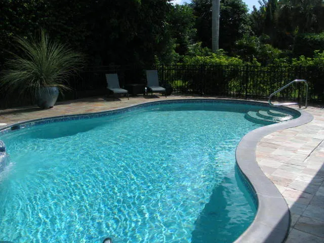 heated pool great for relaxing