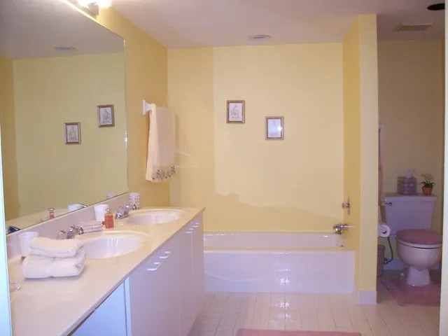 MASTER BATH WITH TUB AND SHOWER