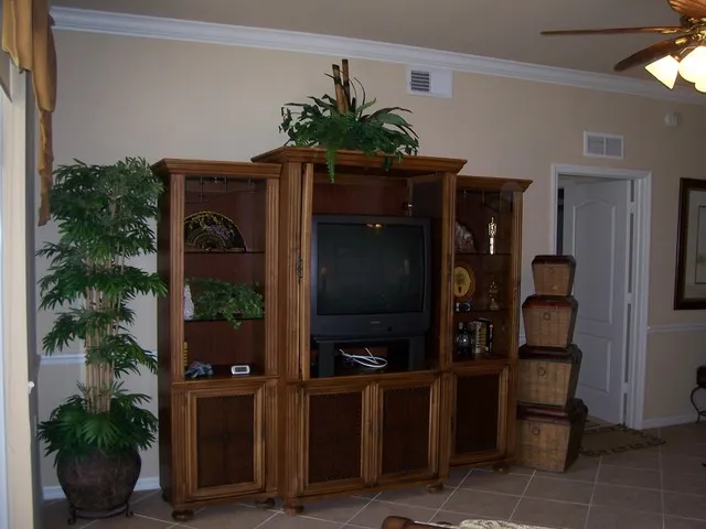 LIVING ROOM ENTERTAINMENT CENTER