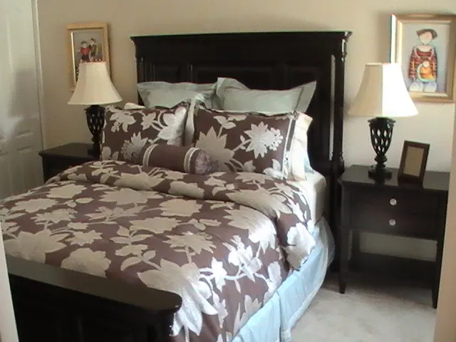 Guest suite with a sitting parlor with large closets