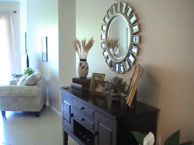 side of the dining room and drinks bar