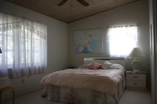 THIRD BEDROOM WITH CATHEDRAL CEILINGS