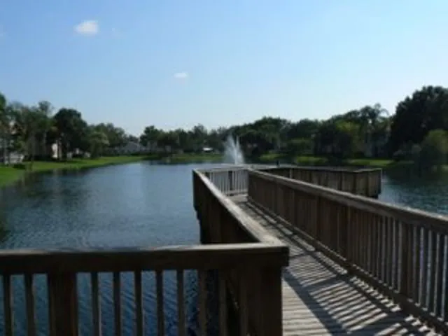 Fishing pier with new sun deck