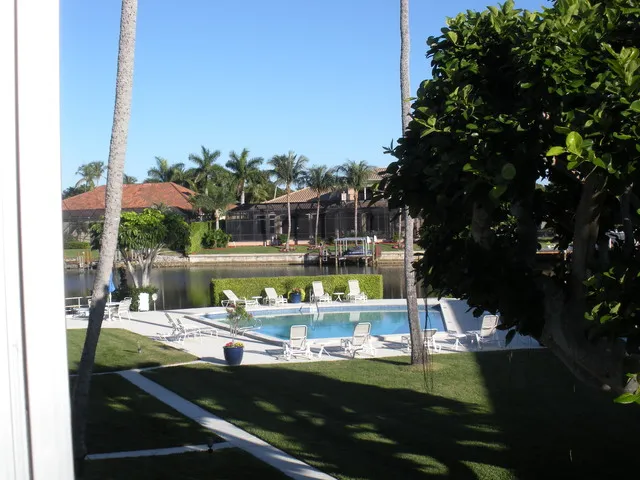 view from the lanai