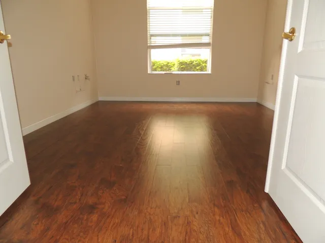 Beautiful hardwood in den area as well or room can be a 3rd bedroom