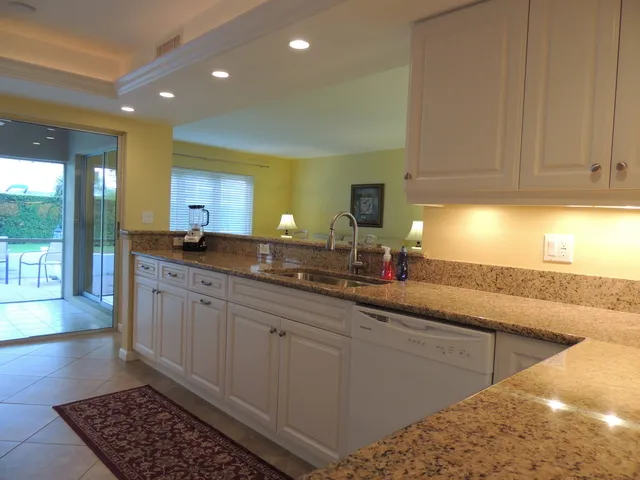 Upgraded kitchen with granite counter tops