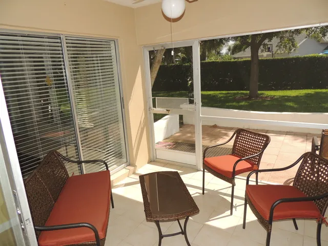 Outdoor living room overlooking the garden!