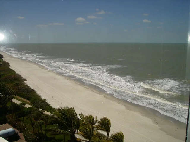 a windy day on Parkshore Beach