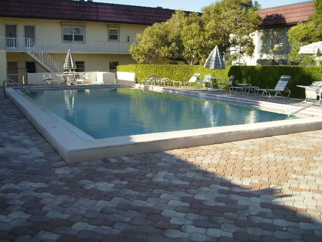 On site pool area