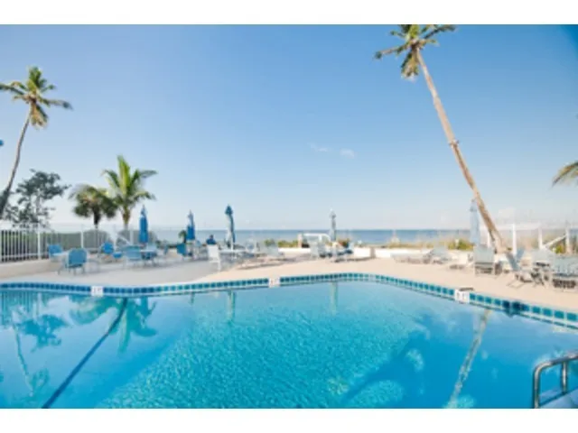 Beachfront pool