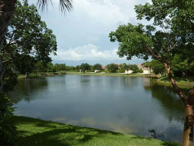 View across the lake from the lanai!