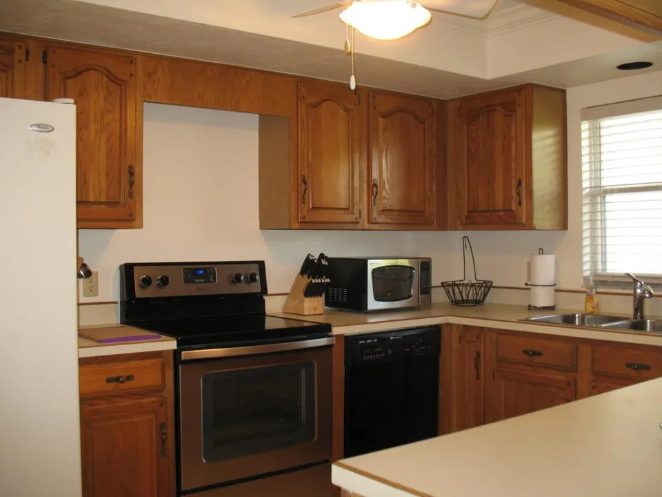 Kitchen with all the modern amenities