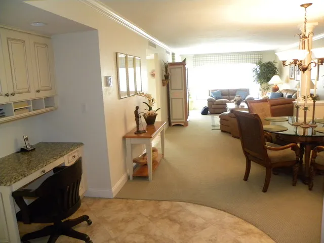 Inside the front door