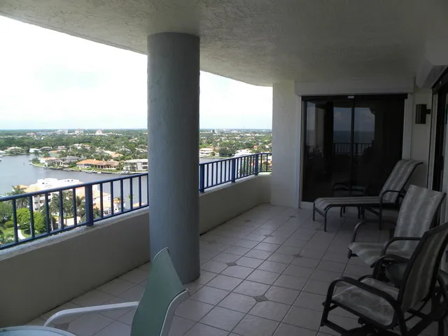 View of the Venetian Bay from the balcony