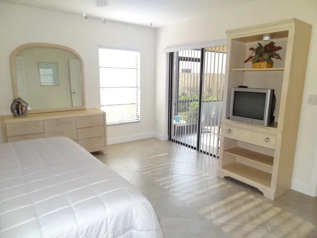 Another view of Master bedroom with sliders out to lanai 