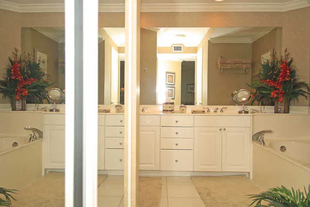 Master Bath with Tub and Shower.