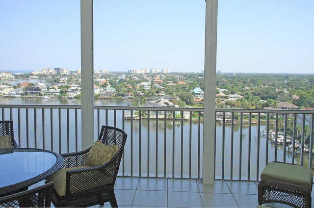 North View of Vanderbilt Area with patio seating.