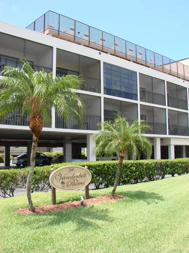 Vanderbilt Palms is located steps to Vanderbilt Beach
