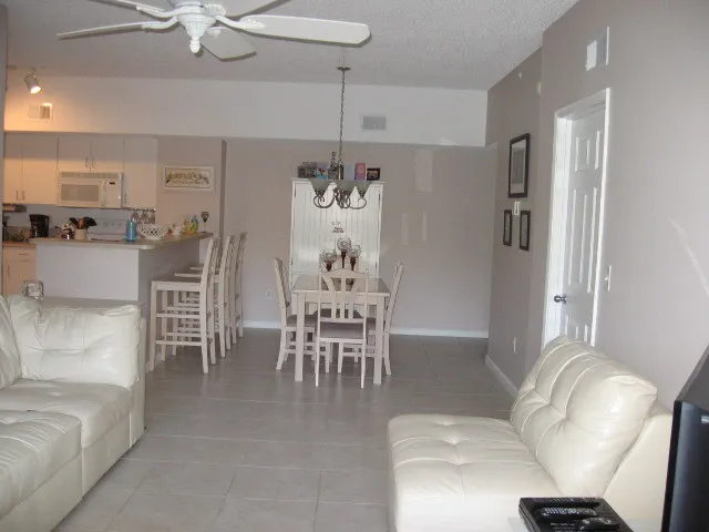 living room and dining room