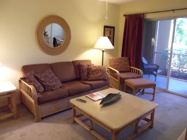 Living room with sleepsofa.