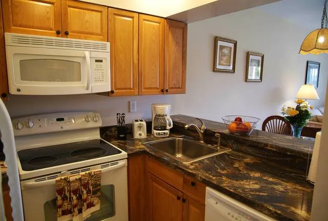 Kitchen with new appliances