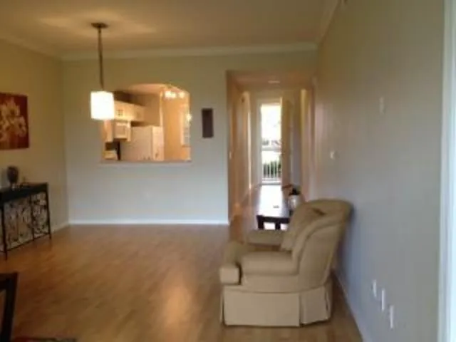 Looking at kitchen from Living room