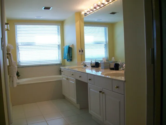MASTER BATH w/GULF VIEW
