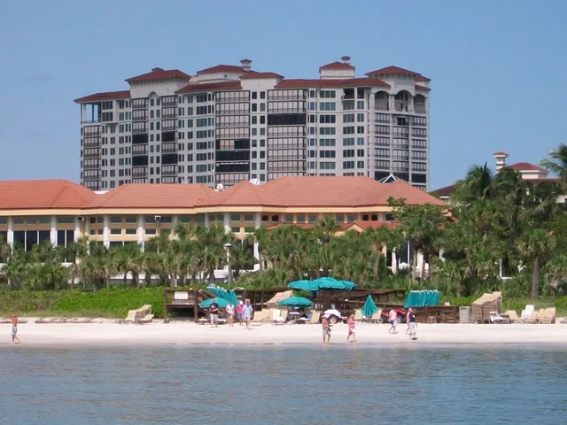 VIEW OF THE TRIESTE AND THE BAY COLONY BEACH CLUB