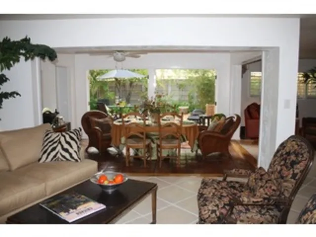 dining open to outdoor patio