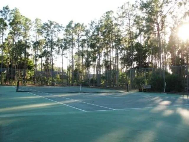 Tennis in the preserve a few blocks away.