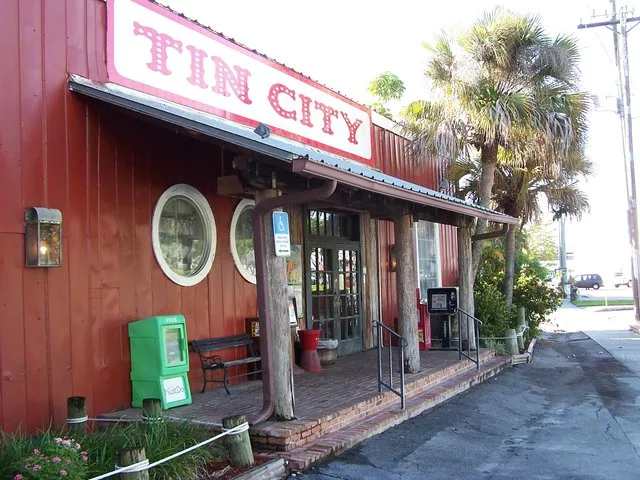 Take a walk around Tin City.