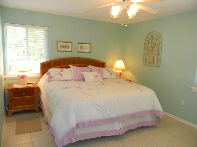 Guest Bedroom with a King-sized bed!