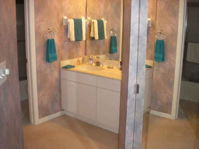 Master bath with nice garden tub/shower and huge walk-in closet
