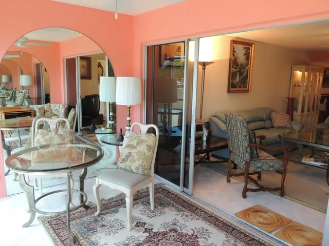 The sun room serves as another room!