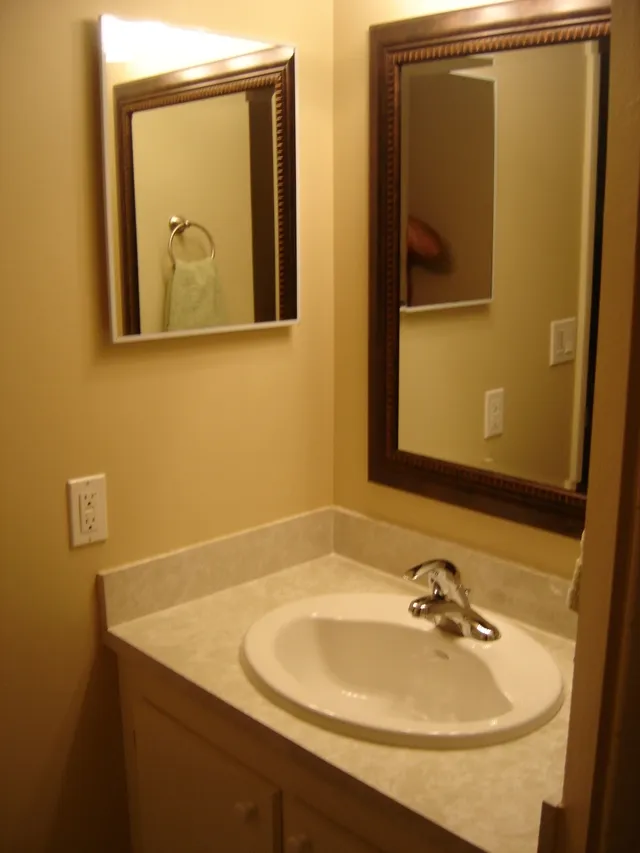 Guest bedroom vanity