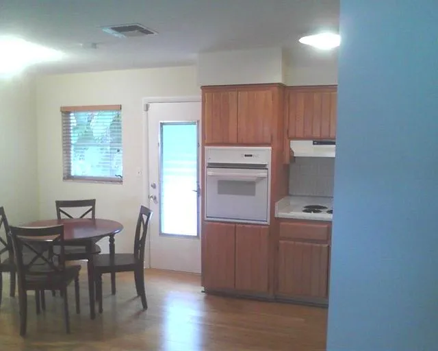 Kitchen dining area.