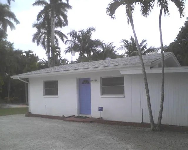 Front of guest cottage.