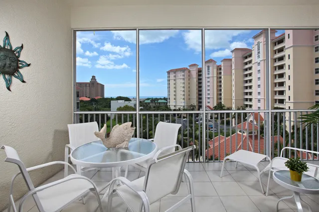 Dine, relax and enjoy your Gulf and pool views.