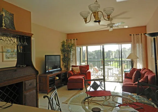 Living and dining area.