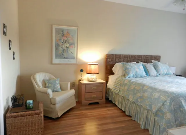 Sitting area in master bedroom.