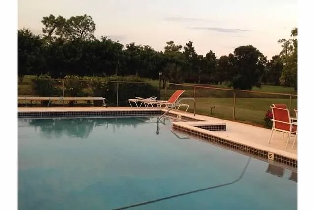 Pool with Golf Course View