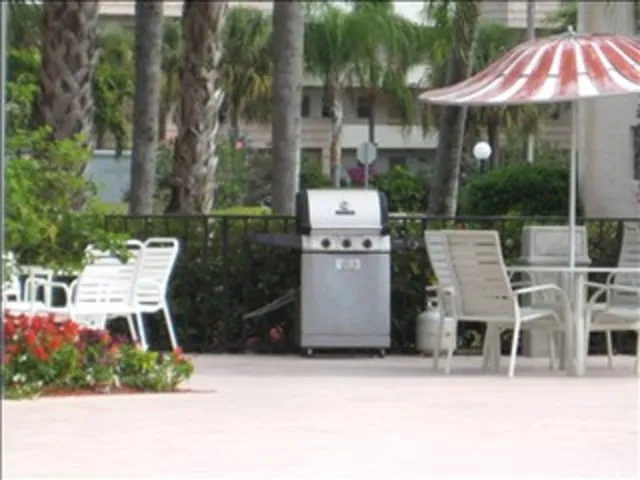 poolside barbeque
