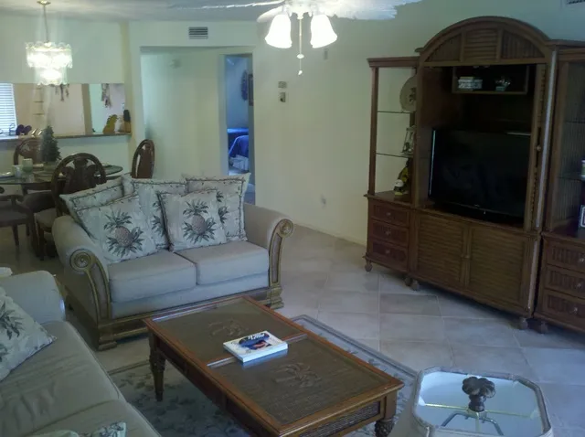 Enjoy the living room, with the flat screen TV.