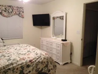 Flat Screen in Master Bedroom