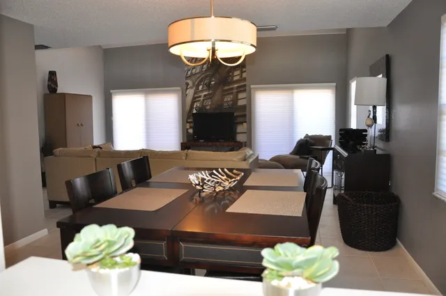 Looking from Kitchen into Living room