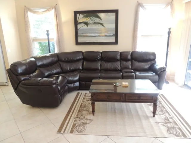 New paint, tile in common areas with carpet in bedrooms and new furniture!