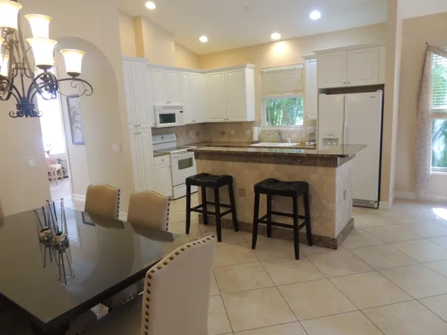 Kitchen is upgrade with granite counter tops and is fully equipped!